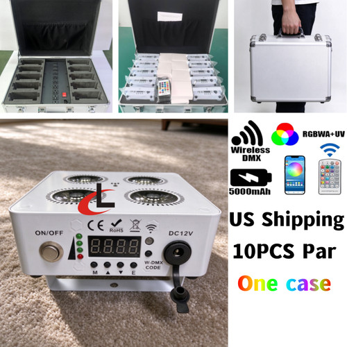 10pc 4x18w rgbwauv - 4x18w,