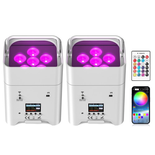 Wireless led stage uplight - led,